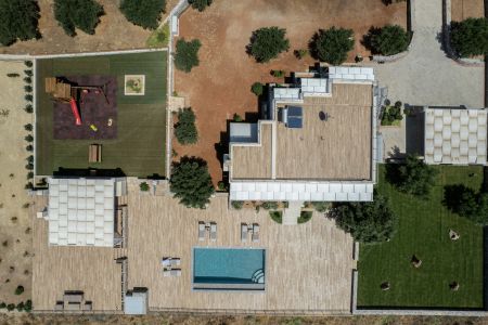  drone view of the villa